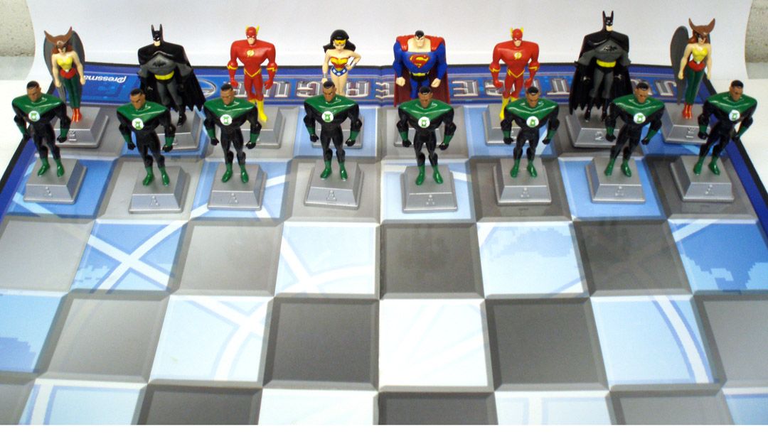 dc chess set justice league